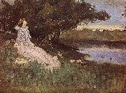 Charles conder Miss Raynor France oil painting artist